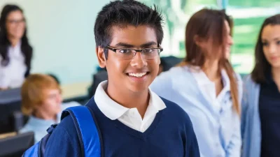 Study Abroad: Smiling Boy